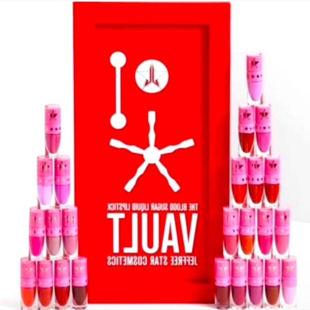 Jeffree Star BLOOD SUGAR VAULT Liquid Lipstick Set - Pink & Red Shades